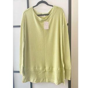 NWT Free People North Shore Thermal Knit Tunic Top